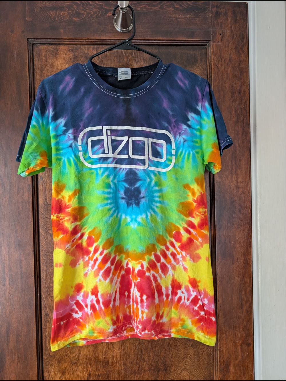 Dizgo Band Logo Tee - Hand Tie Dyed - Small